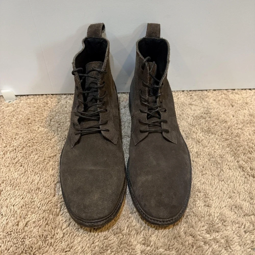 AllSaints Chukka Boots Mens Size 9 Brown Suede Lace Up Ankle Casual Shoes
